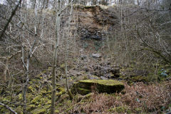 
Lascarn Quarry, Northern face, March 2009